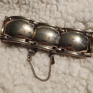 Vintage Gold Tone Chunky Monet Bracelet